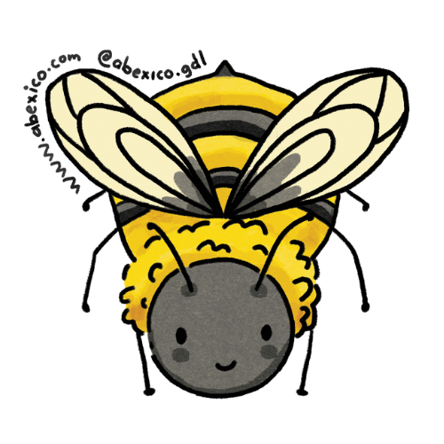Abejita abi, sticker Abexico