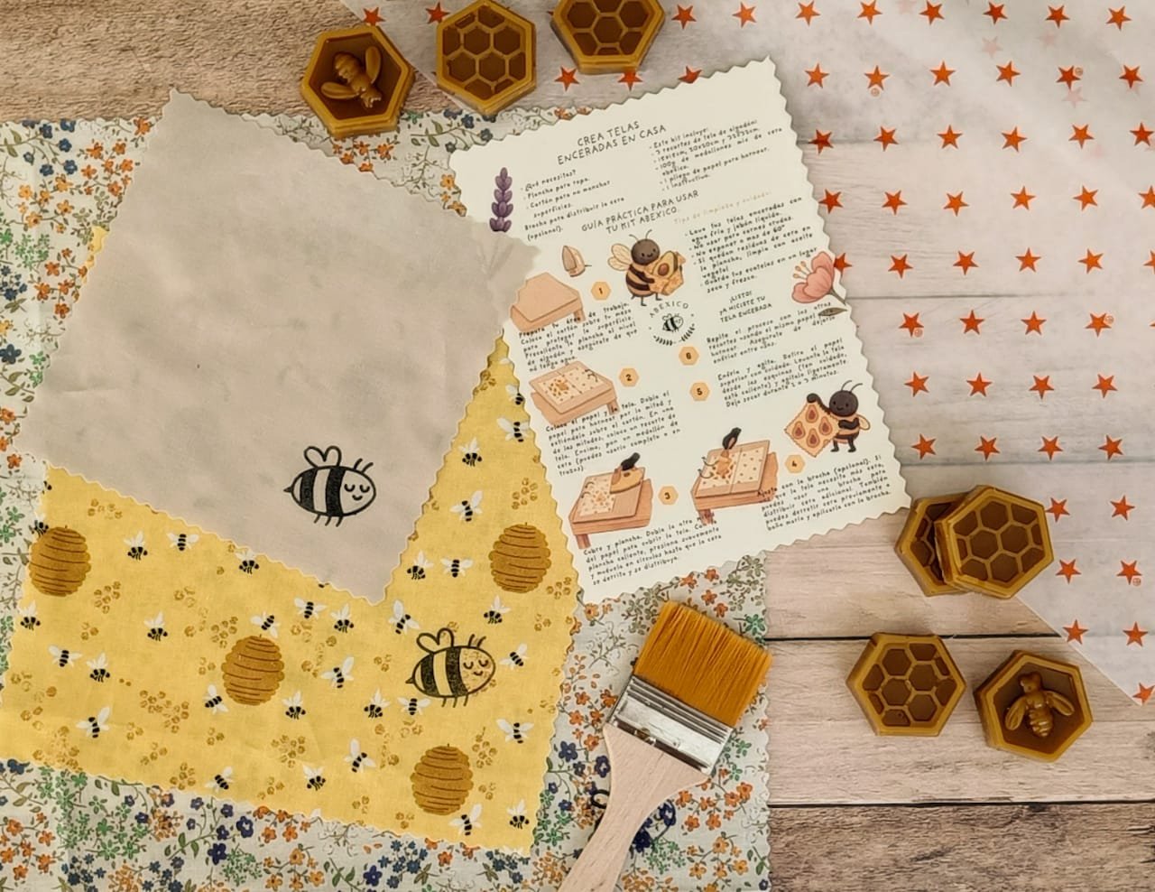 Kit DIY: Crea telas enceradas en casa